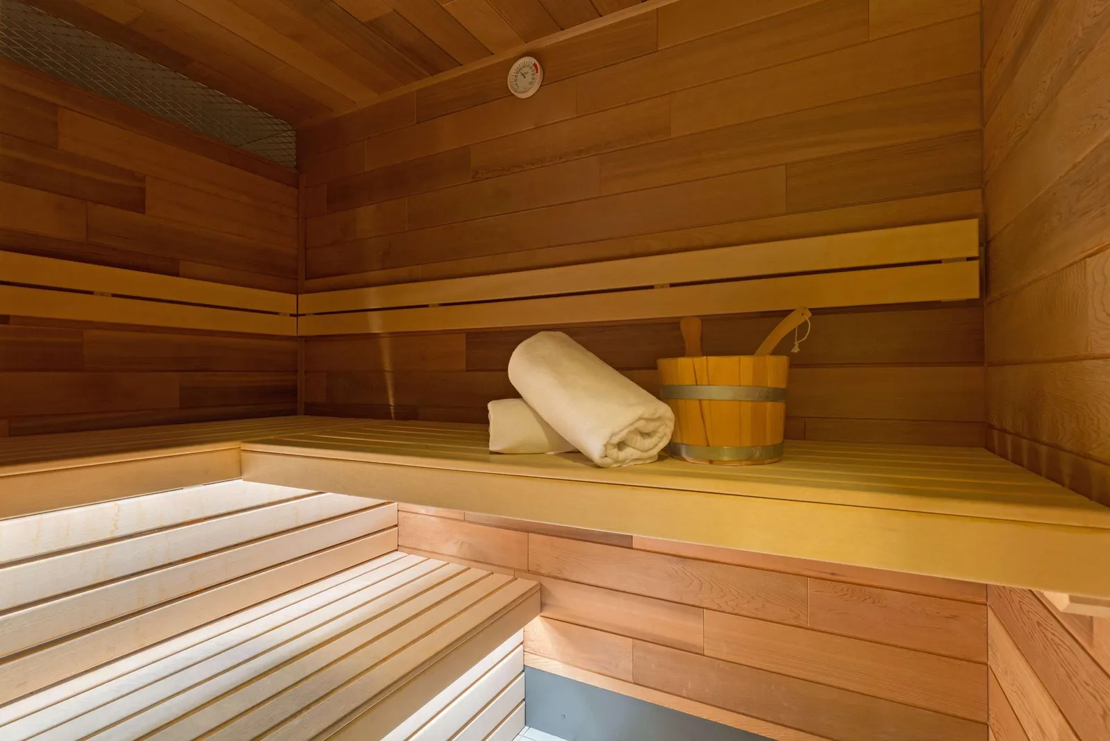 the sauna at Radisson Blu Hotel, Amsterdam City Center