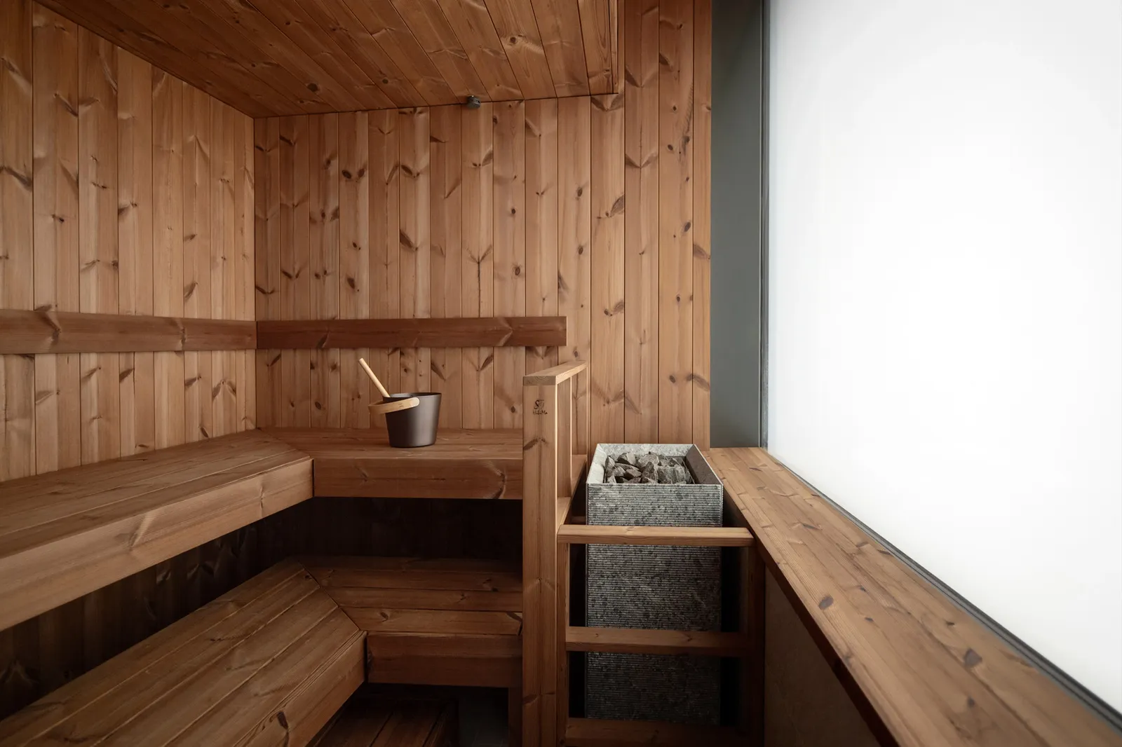 the sauna at Solo Sokos Hotel Helsinki
