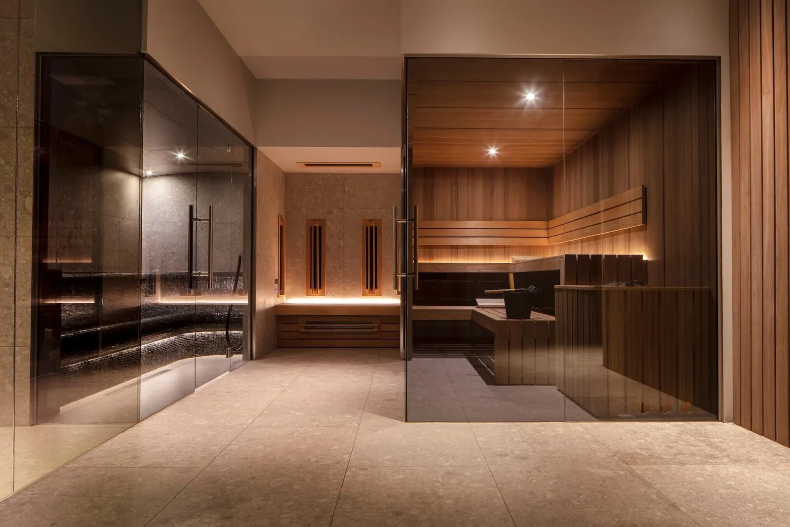 the sauna at Anantara Grand Hotel Krasnapolsky Amsterdam