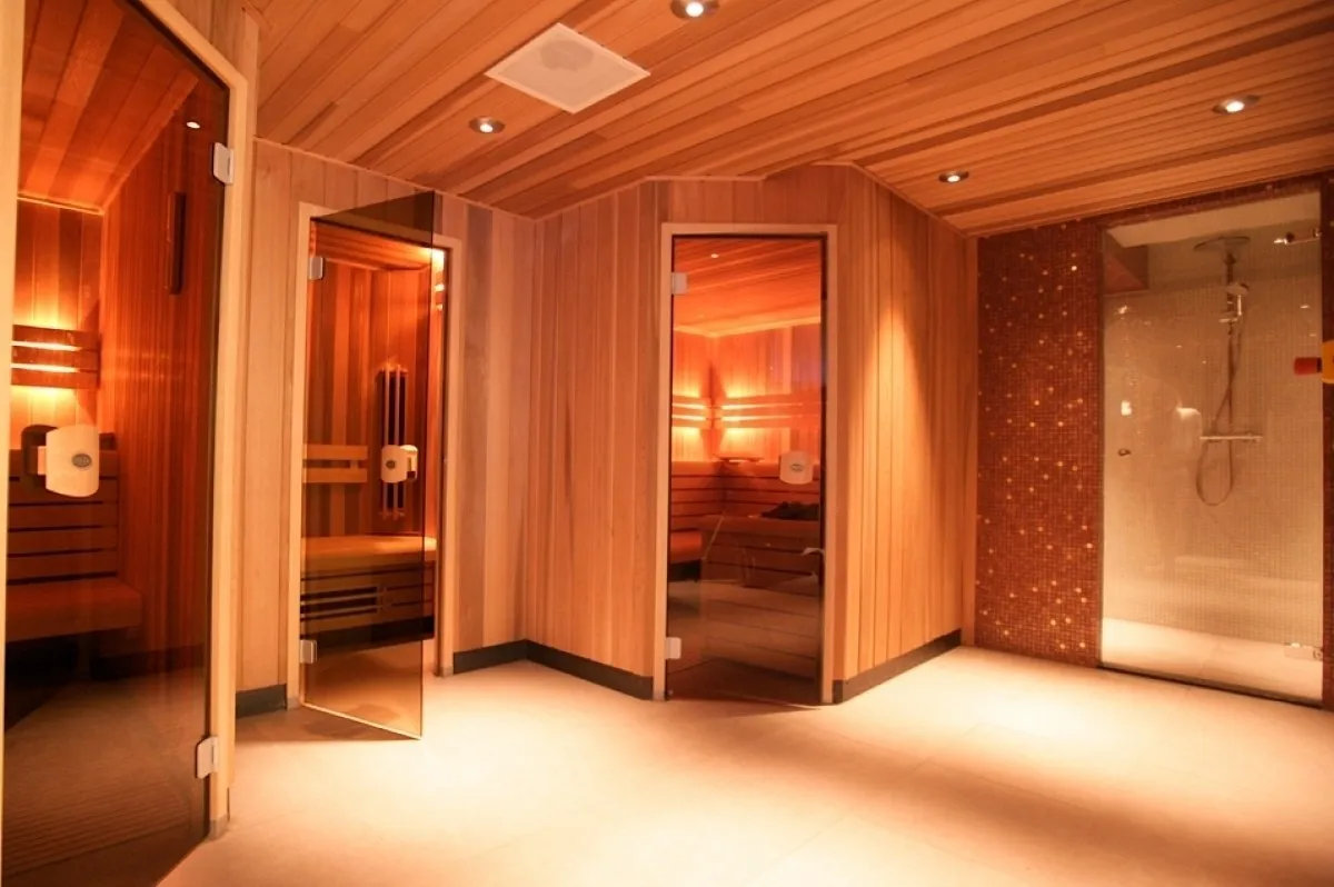 the sauna at Grand Hotel Amrâth Amsterdam
