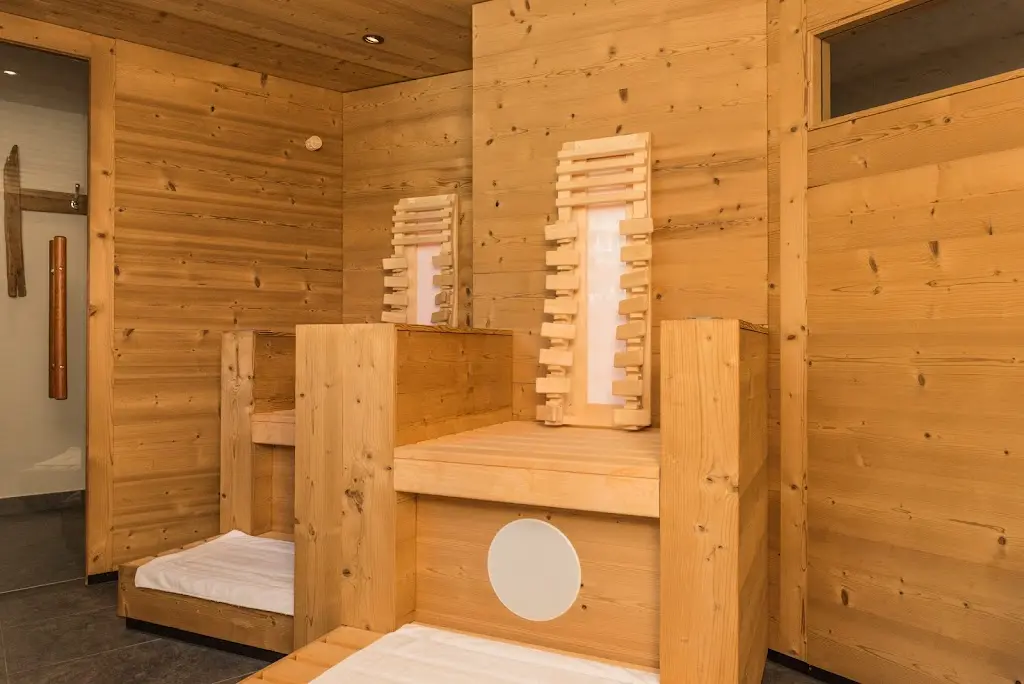 the sauna at Hotel Bellavista