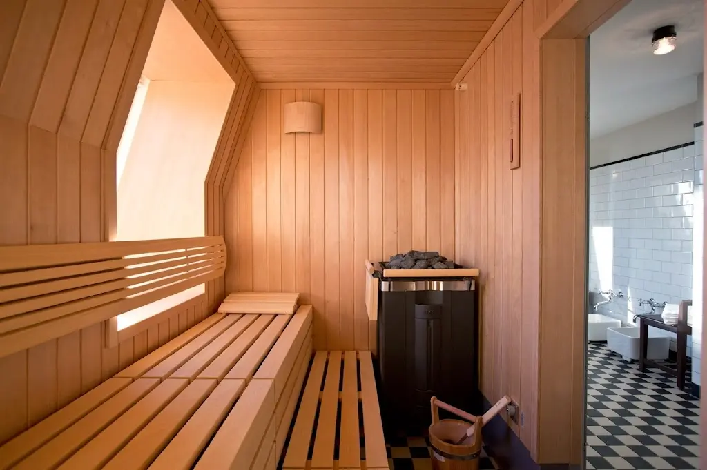 the sauna at Henri Metropolitan House Hamburg