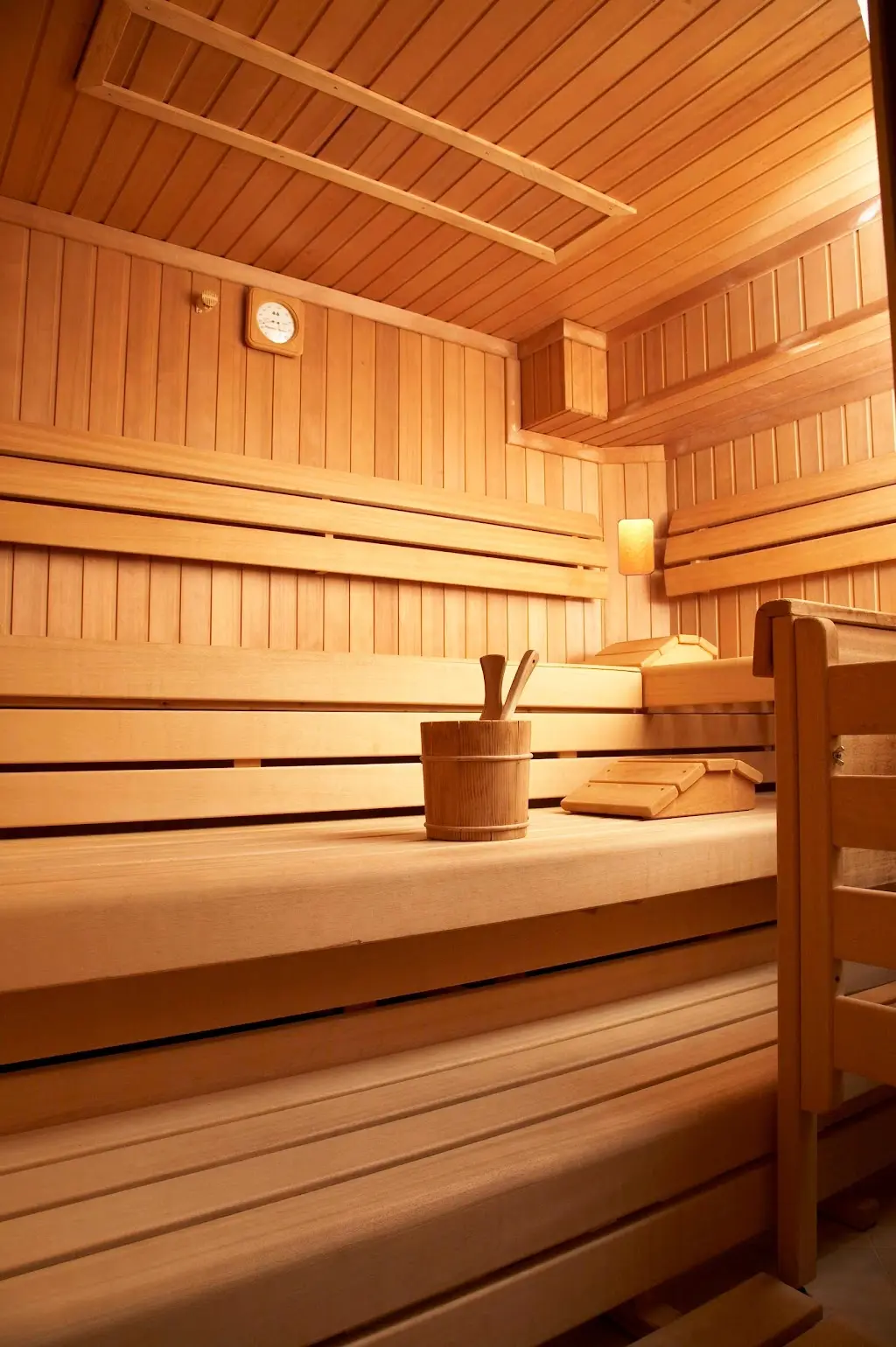 the sauna at Baseler Hof Hamburg