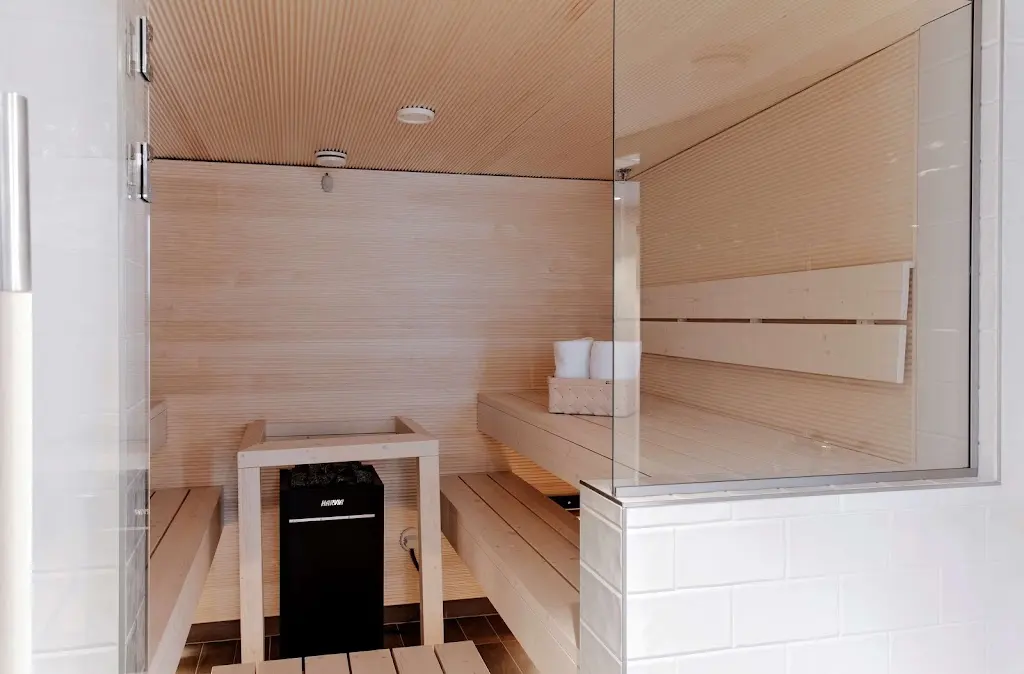 the sauna at Radisson Blu Royal Hotel, Helsinki