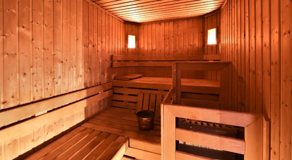 the sauna at Hotel Cristoforo Colombo