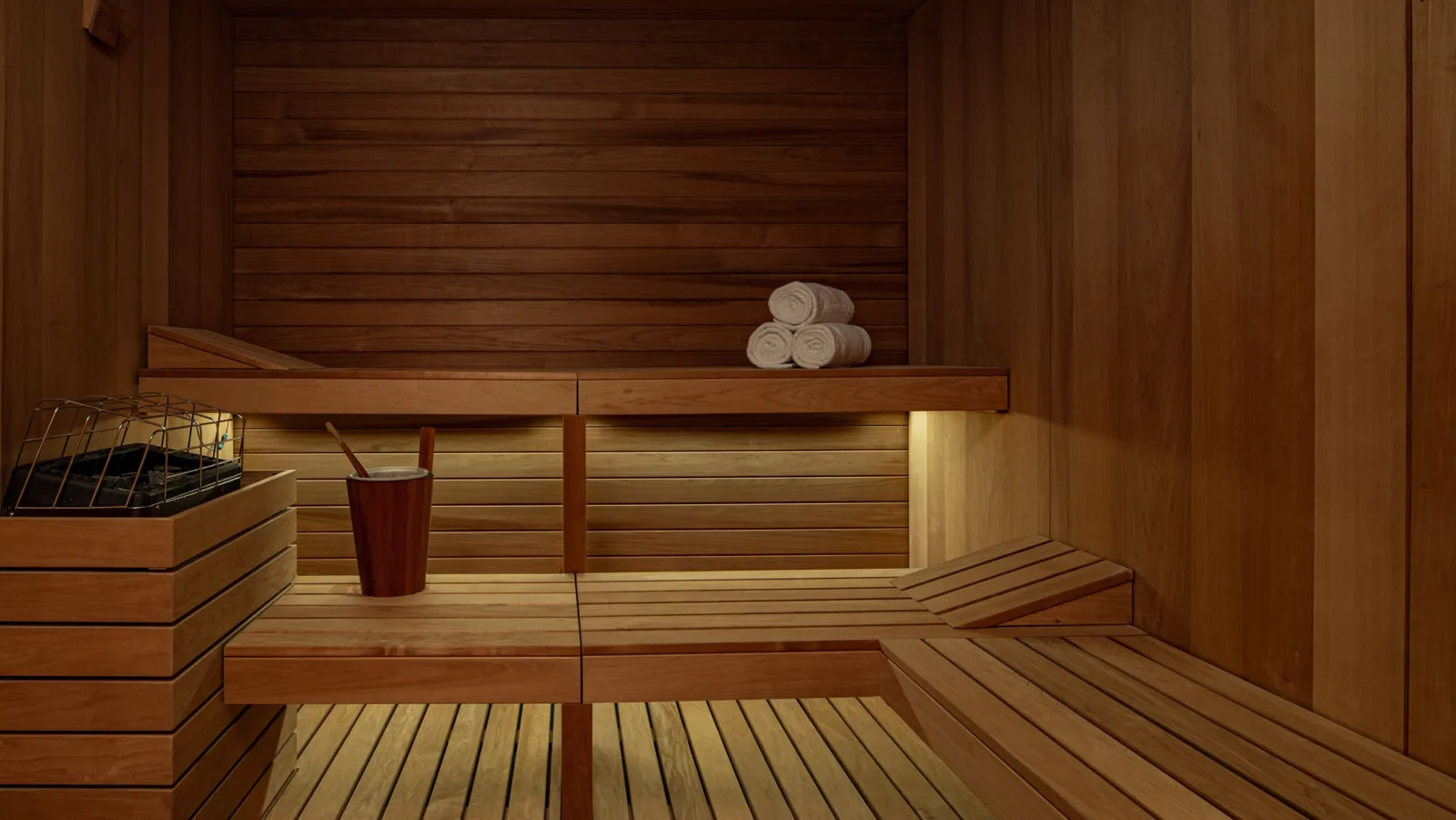 the sauna at The Ritz-Carlton New York, NoMad