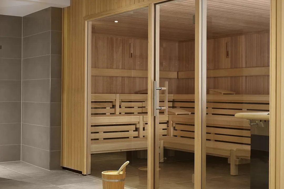 the sauna at Reichshof Hamburg