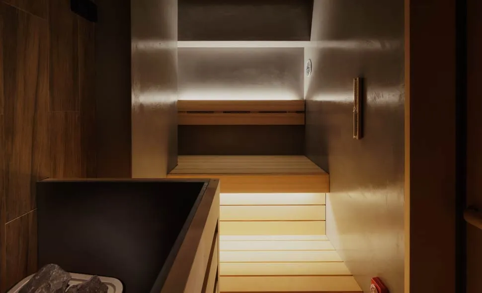 the sauna at GRAND MONday ASAKUSA