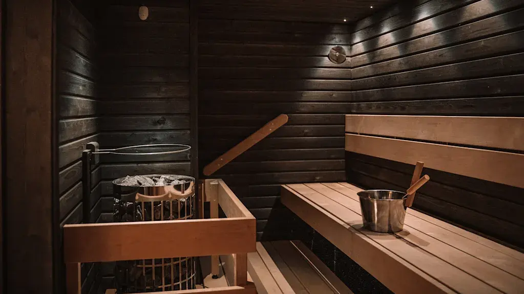 the sauna at Clarion Hotel Mestari