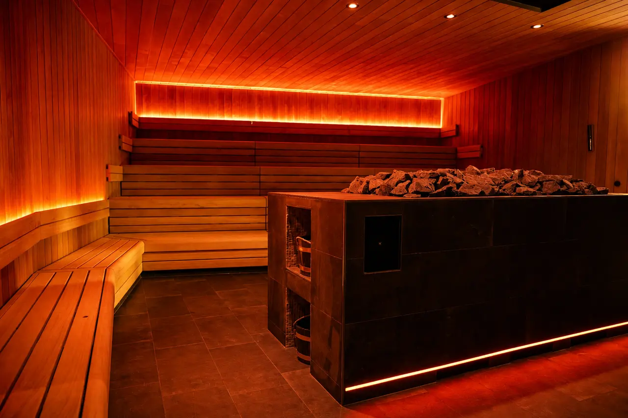 Hotel & Wellness Zuiver: the sauna