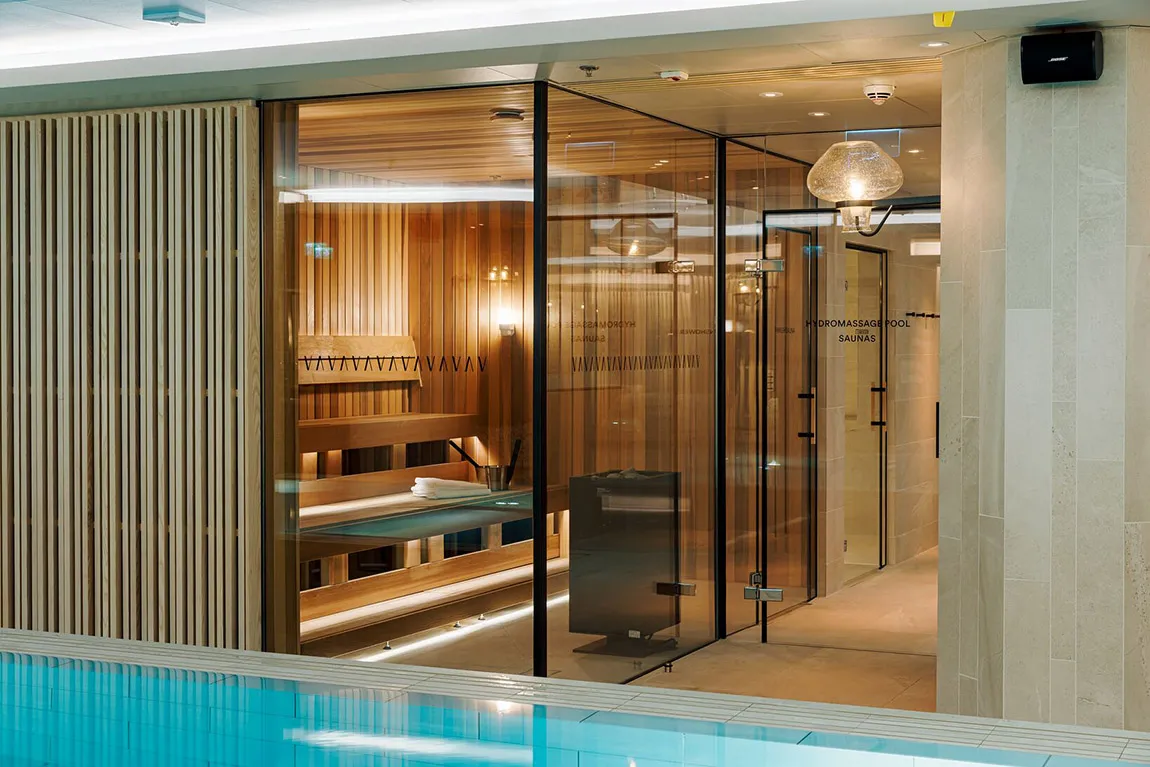 the sauna at Elite Palace Hotel