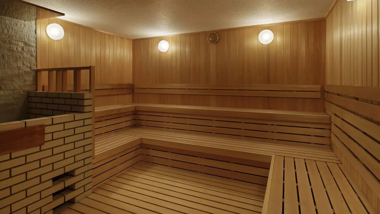 the sauna at RIHGA Royal Hotel Tokyo