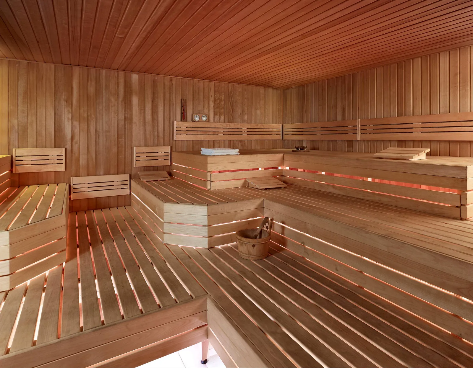 the sauna at Park Plaza Victoria Amsterdam