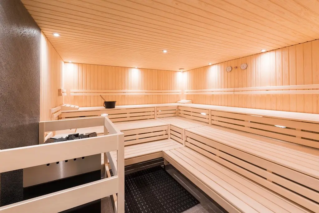 the sauna at Berghotel Randolins