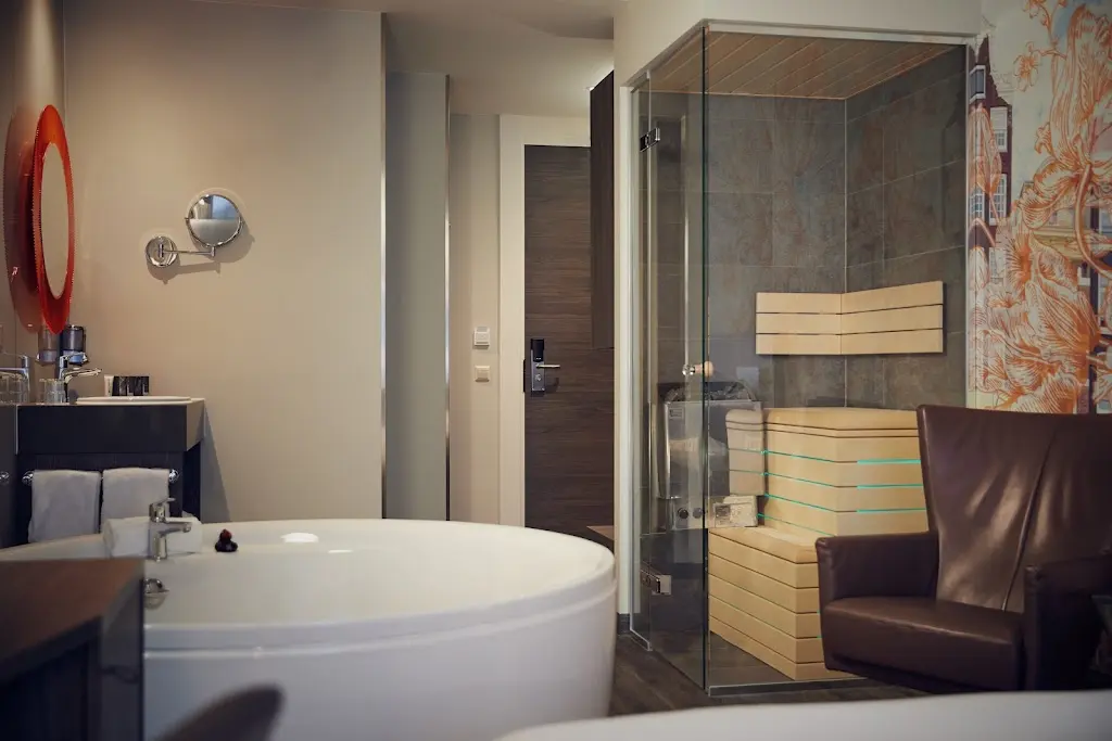 the sauna at Inntel Hotels Amsterdam Centre