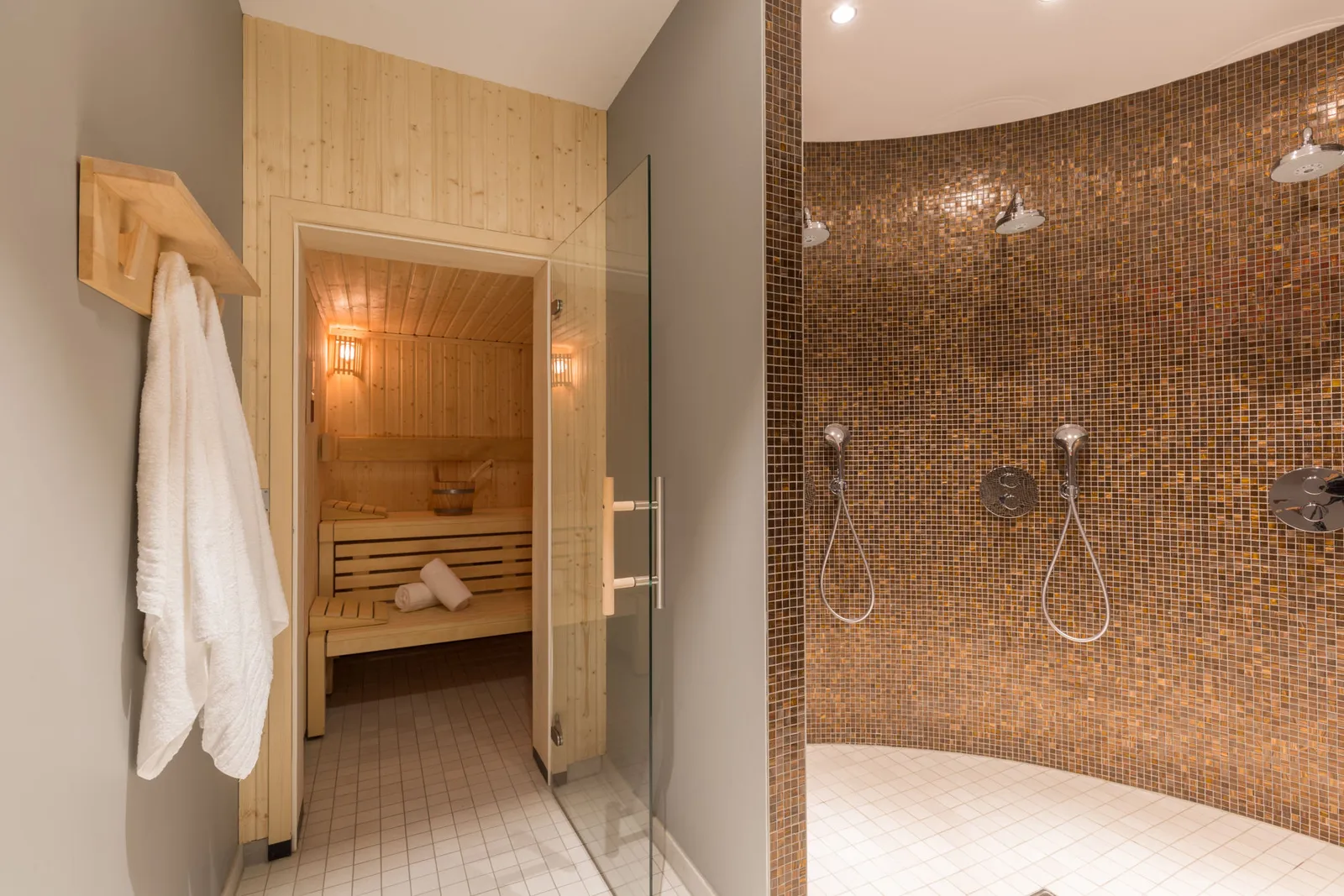 the sauna at Leonardo Royal Hotel Amsterdam