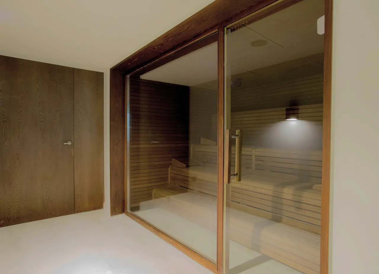 the sauna at Alma Barcelona