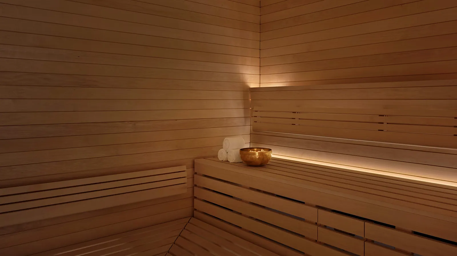 the sauna at The Madrid EDITION