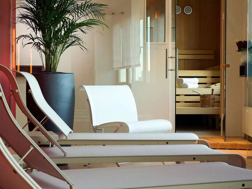 the sauna at Novotel Hamburg Alster