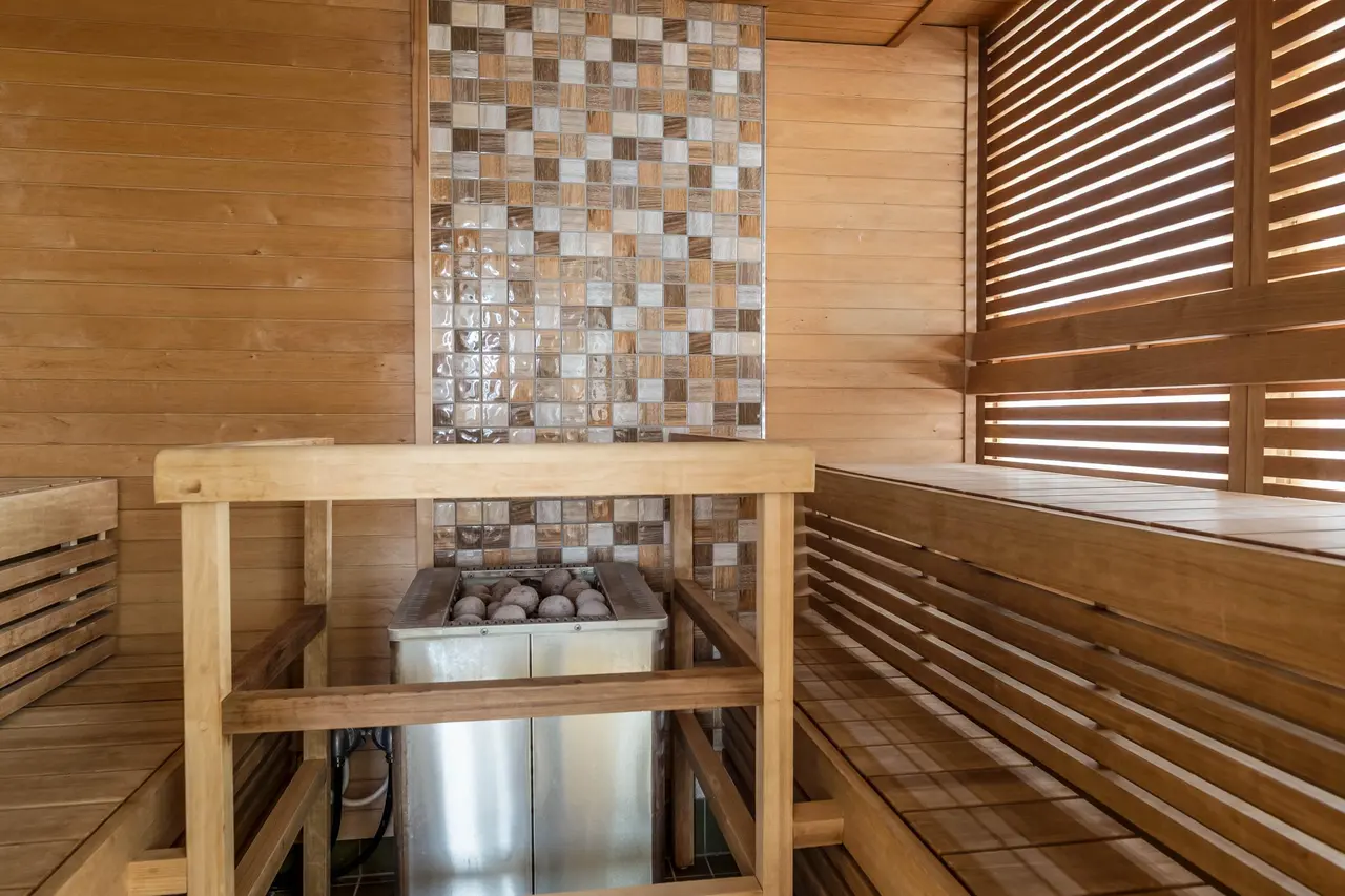 the sauna at Scandic Meilahti