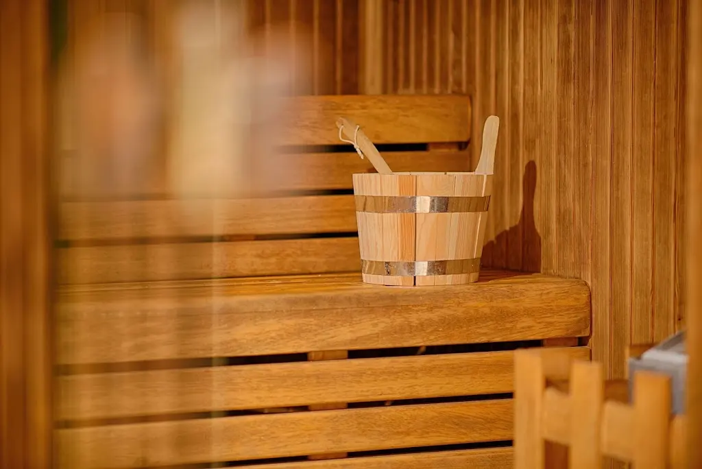the sauna at Radisson Blu Hotel, Milan