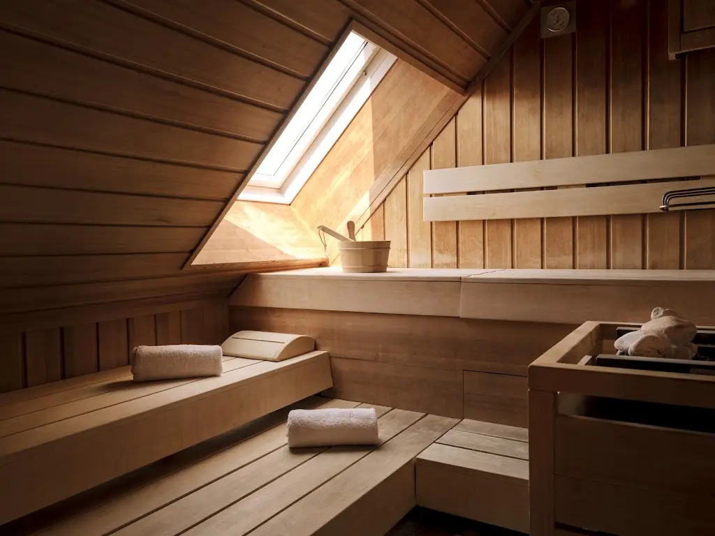 the sauna at Max Brown 5th District