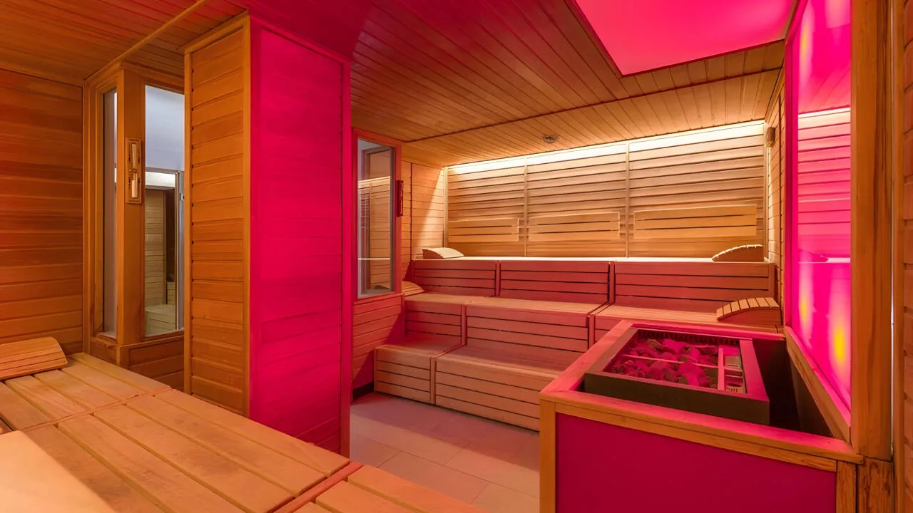 the sauna at Mövenpick Hotel Amsterdam City Centre