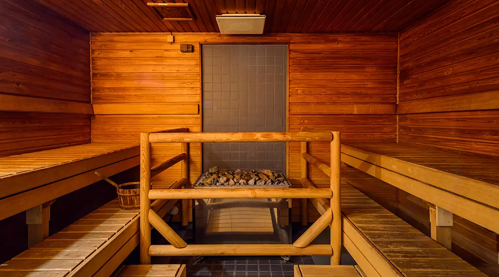 the sauna at Original Sokos Hotel Albert